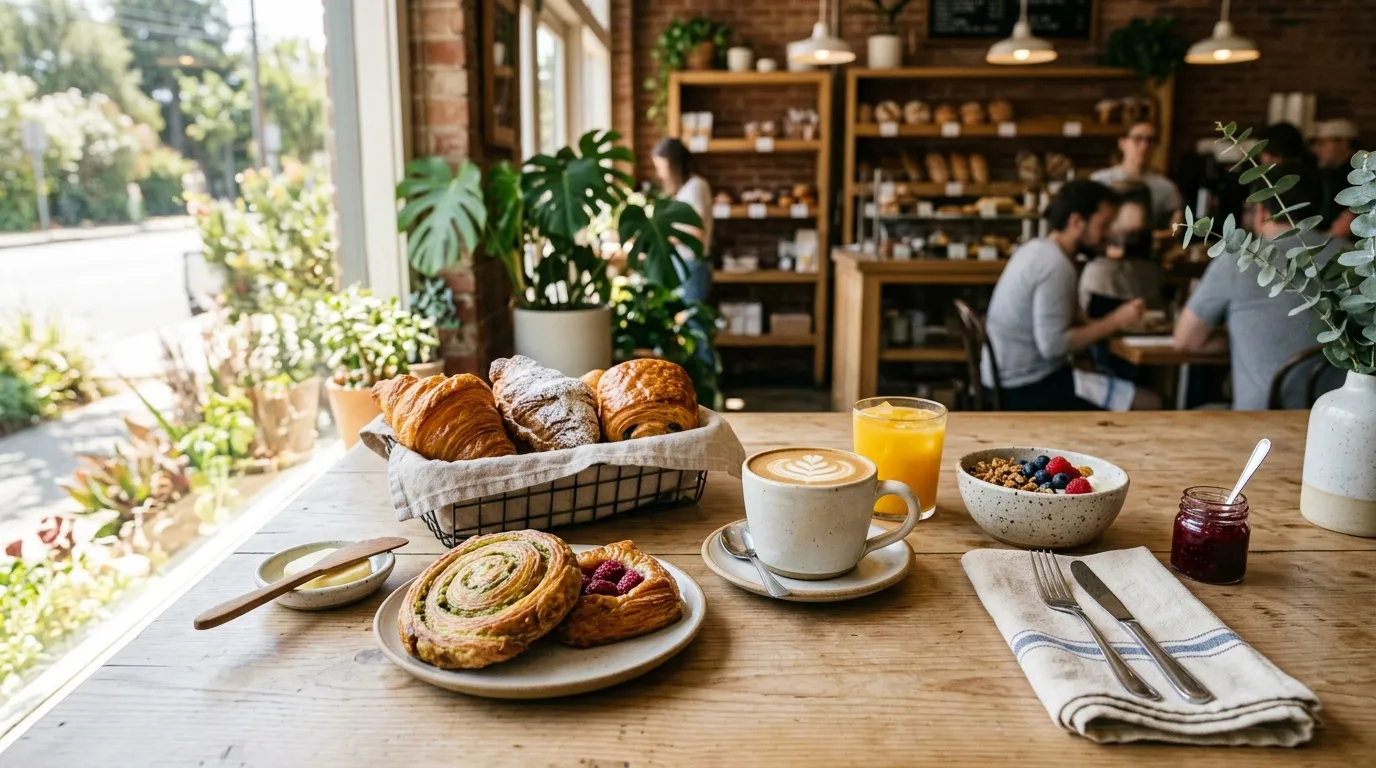 Coffee and pastries in Redwood City