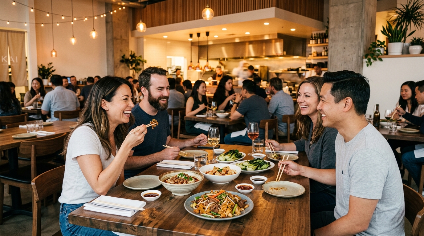 Italian restaurant dining in Redwood City
