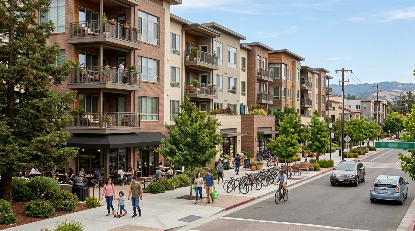 New housing development in Redwood City