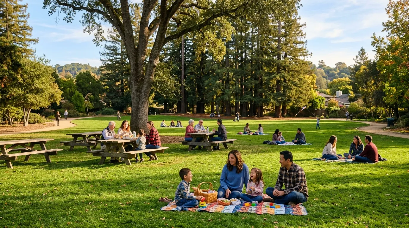 Picnic area in Redwood City